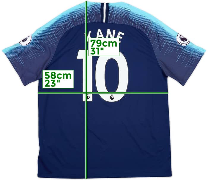 2018-19 Tottenham Away Shirt Kane #10 - 9/10 - (XL)