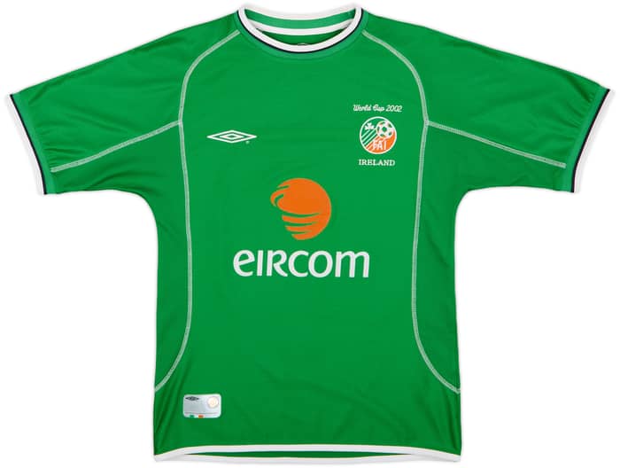 2001-03 Ireland 'World Cup 2002' Home Shirt Keane #6 - 10/10 - (S)