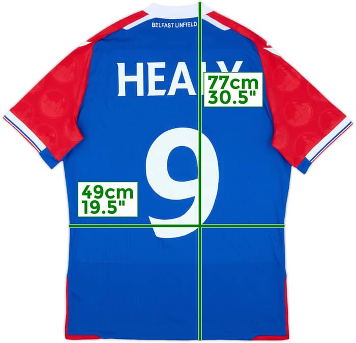 2023-24 Linfield Home Shirt Healy #9 - 9/10 - (L)