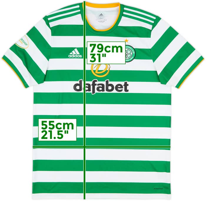 2020-21 Celtic Home Shirt - 8/10 - (L)