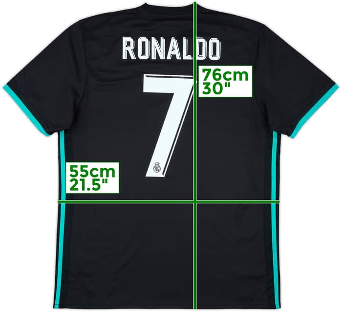 2017-18 Real Madrid Away Shirt Ronaldo #7 - 10/10 - (L)
