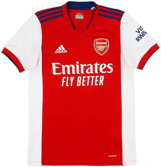 2021-22 Arsenal Home Shirt Odegaard #8 - 6/10 - (S)