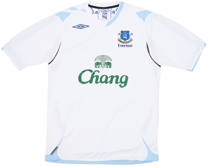 2006-07 Everton Away Shirt Johnson #8- 5/10 - (M)