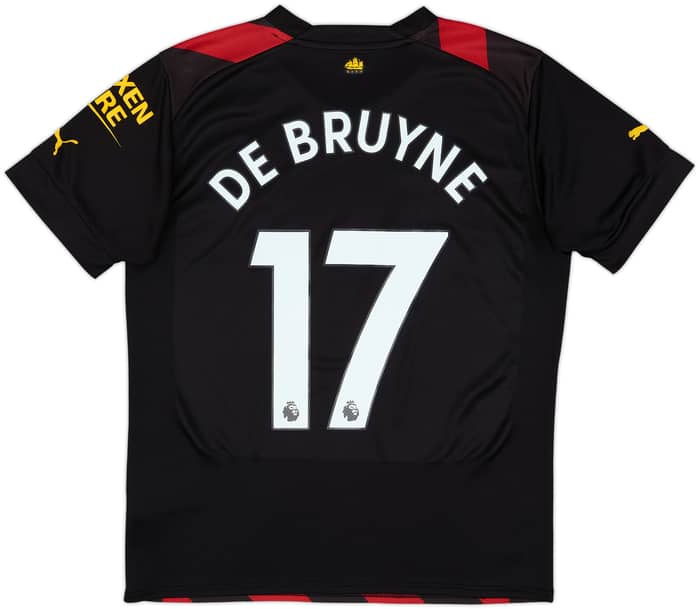 2022-23 Manchester City Away Shirt De Bruyne #17 - 8/10 - (M)