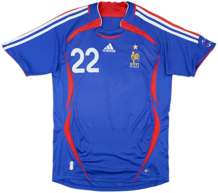 2006-07 France Home Shirt Ribery #22 - 7/10 - (M)