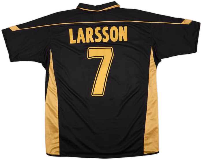 2003-04 Celtic Away Shirt Larsson #7 - 9/10 - (L)