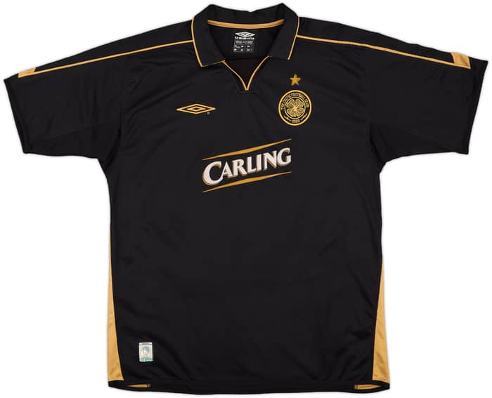 2003-04 Celtic Away Shirt Larsson #7 - 9/10 - (L)