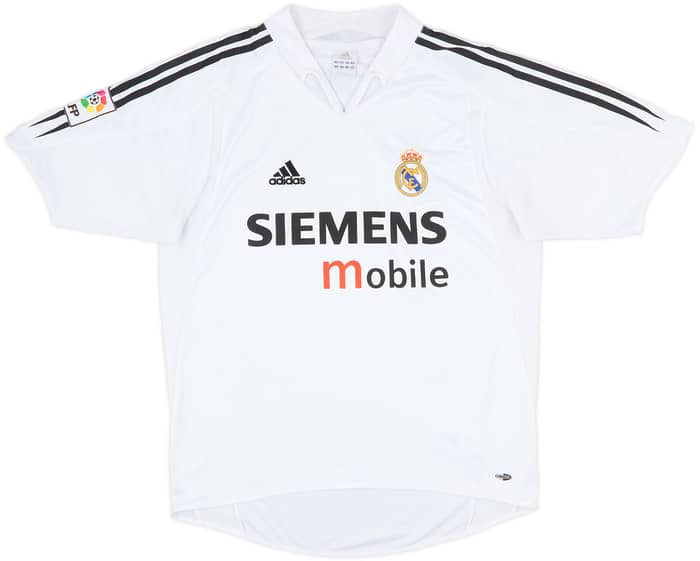 2004-05 Real Madrid Home Shirt Zidane #5 - 7/10 - (M)