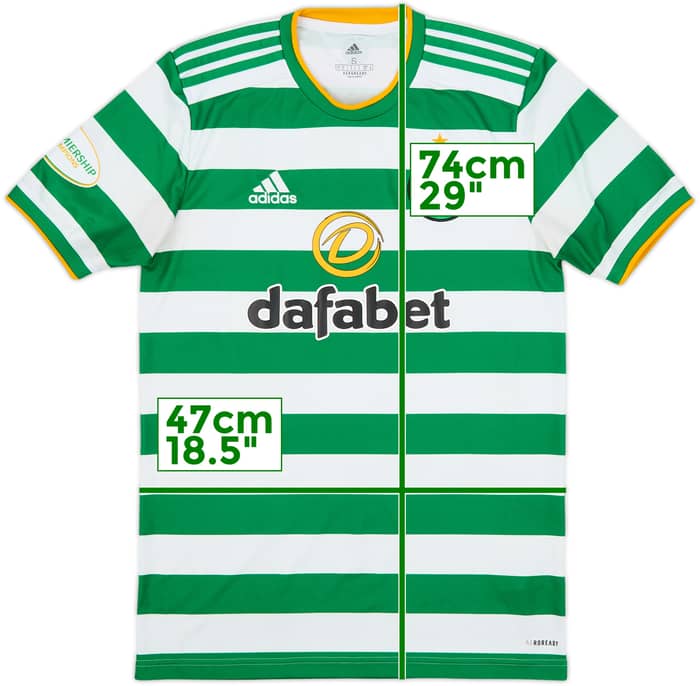 2020-21 Celtic Home Shirt - 9/10 - (S)