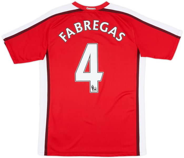 2008-10 Arsenal Home Shirt Fabregas #4 - 9/10 - (XL.Boys)