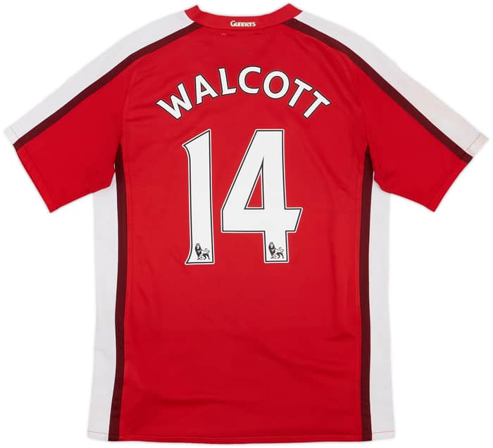 2008-10 Arsenal Home Shirt Walcott #14 - 7/10 - (S)