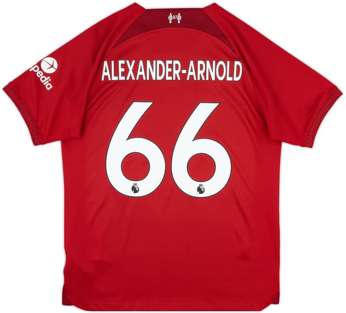 2022-23 Liverpool Home Shirt Alexander-Arnold #66 - 8/10 - (M)