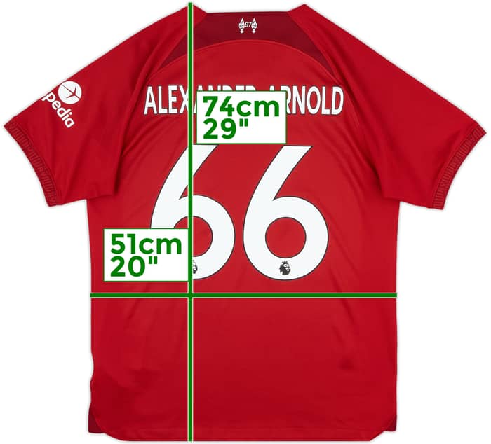 2022-23 Liverpool Home Shirt Alexander-Arnold #66 - 8/10 - (M)