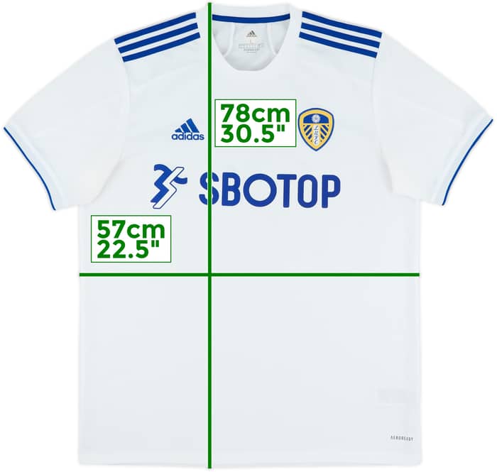 2020-21 Leeds United Home Shirt - 8/10 - (L)