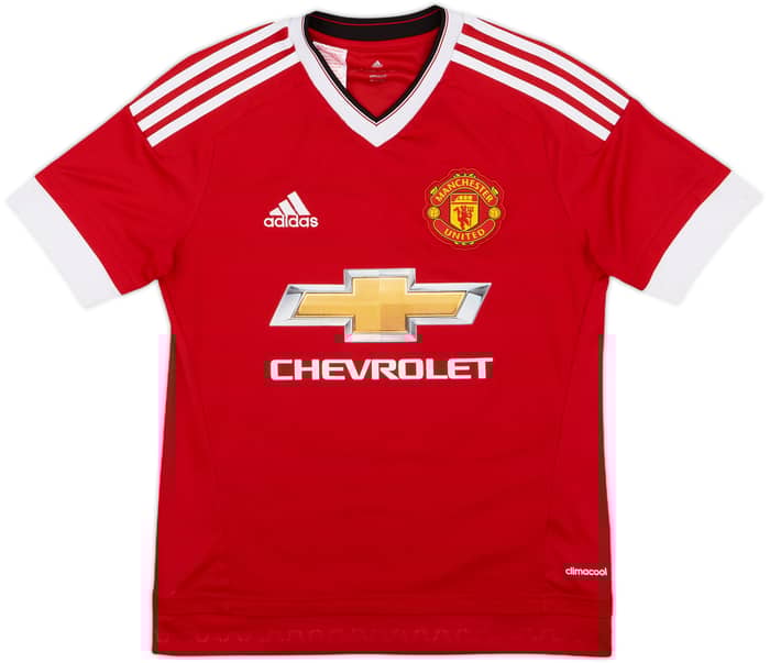 2015-16 Manchester United Home Shirt Rooney #10 - 9/10 - (L.Boys)