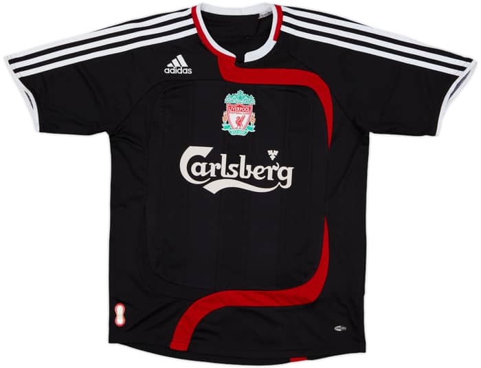 2007-08 Liverpool Third Shirt Gerrard #8 - 8/10 - (XL.Boys)