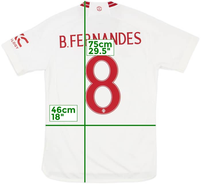 2023-24 Manchester United Third Shirt B.Fernandes #8 - 7/10 - (S)