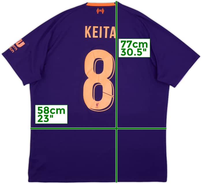 2018-19 Liverpool Away Shirt Keita #8 - 5/10 - (XL)