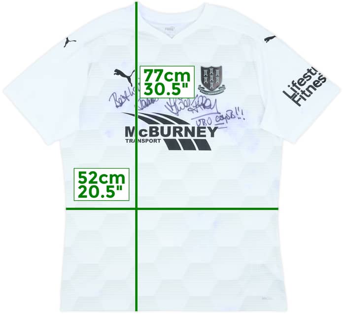 2021-22 Ballymena United Signed Away Shirt - 4/10 - (XL)