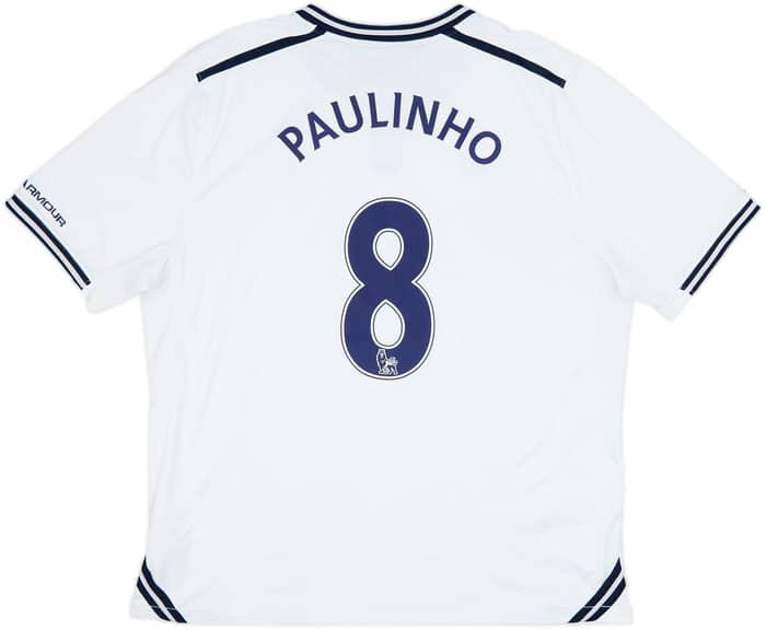 2013-14 Tottenham Home Shirt Paulinho #8 - 6/10 - (XL)