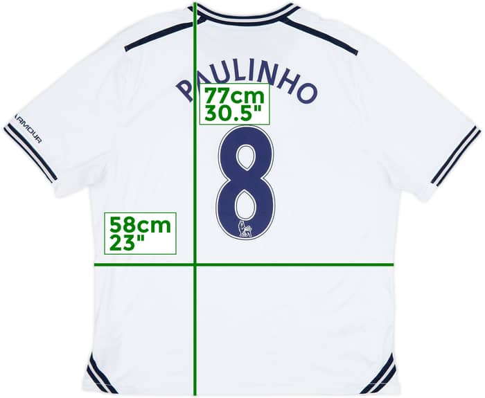 2013-14 Tottenham Home Shirt Paulinho #8 - 6/10 - (XL)