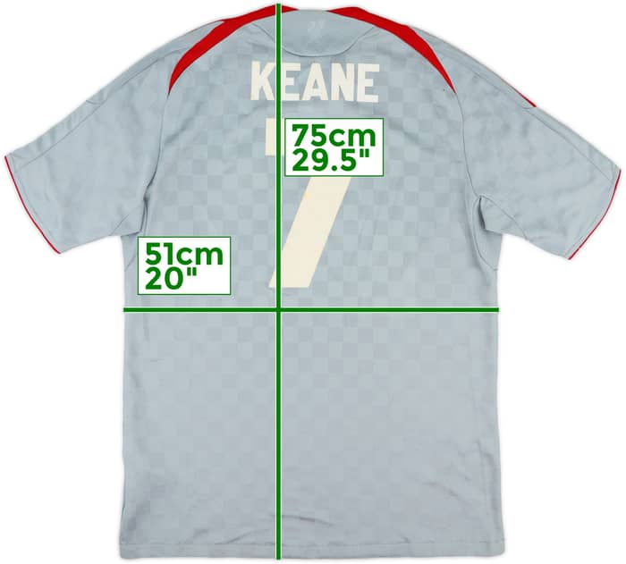 2008-09 Liverpool Away Shirt Keane #7 - 5/10 - (L)
