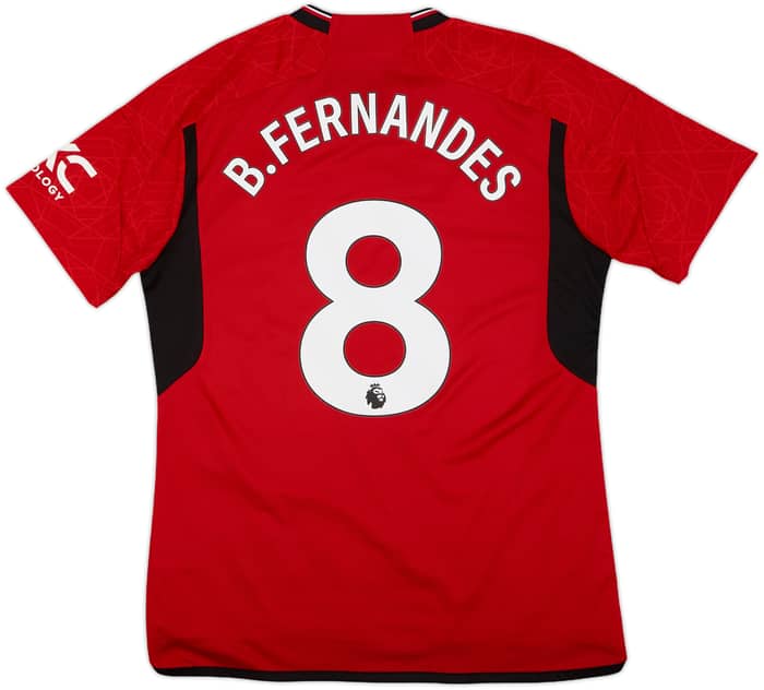 2023-24 Manchester United Home Shirt B.Fernandes #8 - 9/10 - (L)