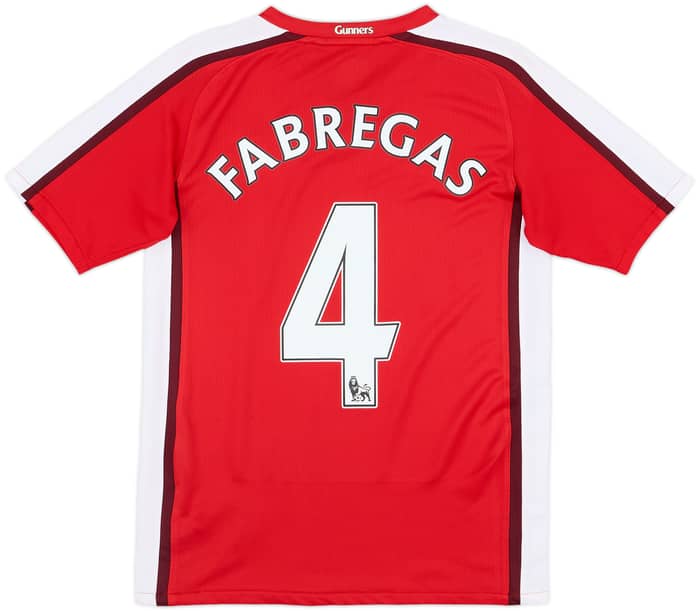 2008-10 Arsenal Home Shirt Fabregas #4 - 10/10 - (L.Boys)