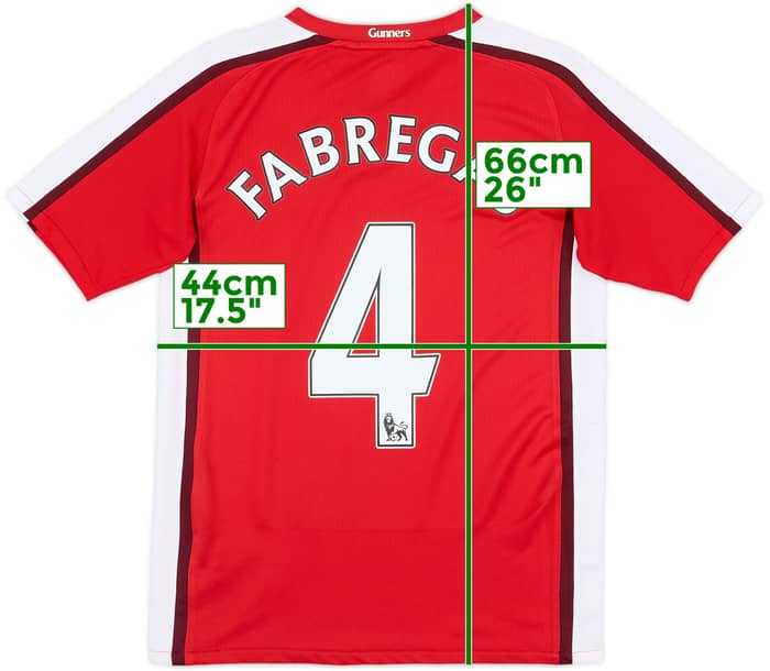 2008-10 Arsenal Home Shirt Fabregas #4 - 10/10 - (L.Boys)