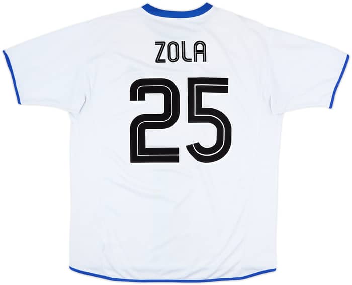 2003-05 Chelsea Away Shirt Zola #25 - 7/10 - (XL)