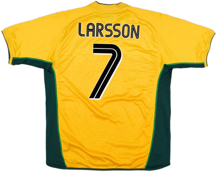 2002-03 Celtic Away Shirt Larsson #7 - 6/10 - (XL)