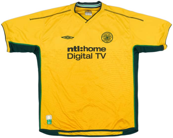 2002-03 Celtic Away Shirt Larsson #7 - 6/10 - (XL)