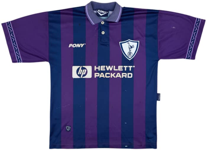 1995-97 Tottenham Away Shirt Sheringham #10 - 5/10 - (M)