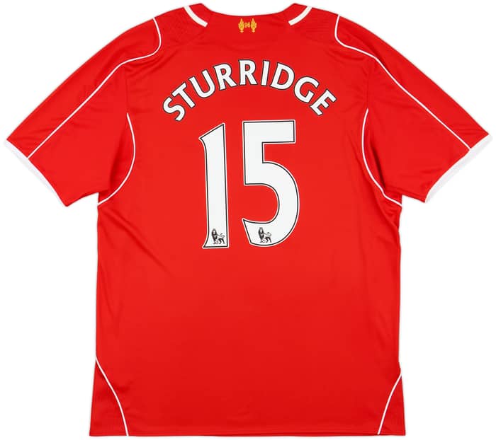 2014-15 Liverpool Home Shirt Sturridge #15 - 8/10 - (XL)