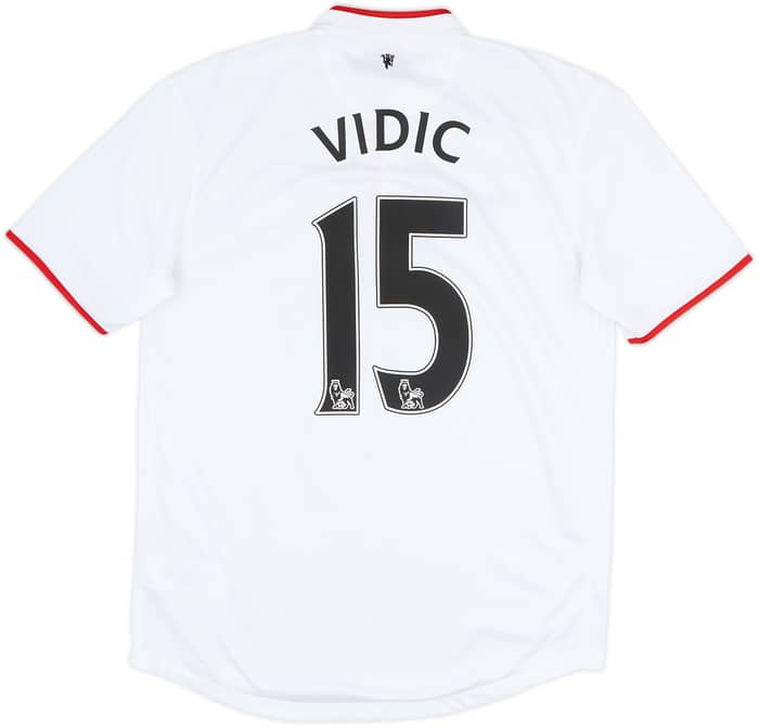2012-14 Manchester United Away Shirt Vidic #15 - 8/10 - (M)