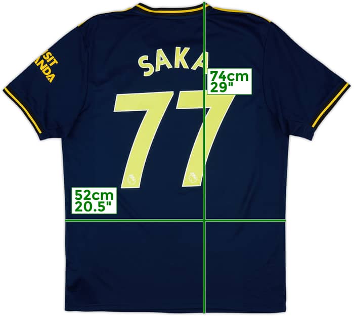 2019-20 Arsenal Third Shirt Saka #77 - 10/10 - (L)