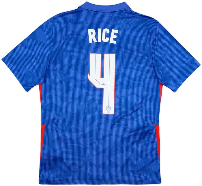 2020-21 England Away Shirt Rice #4 - 10/10 - (M)