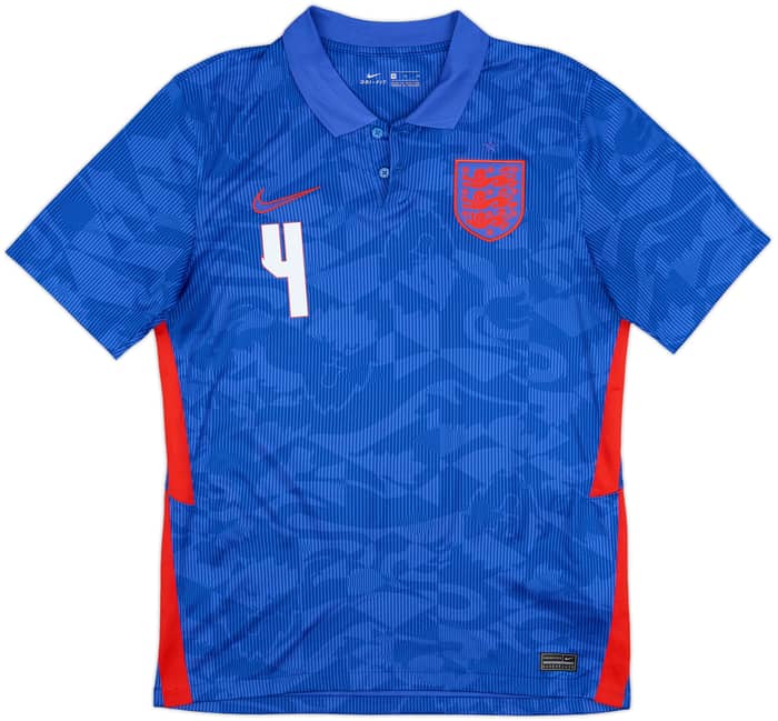 2020-21 England Away Shirt Rice #4 - 10/10 - (M)