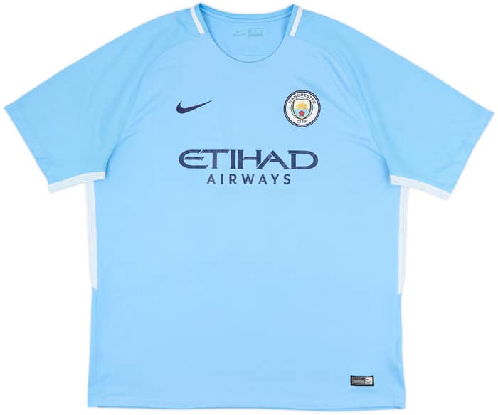 2017-18 Manchester City Home Shirt Kun Aguero #10 - 6/10 - (XXL)