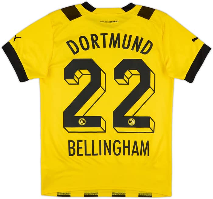 2022-23 Dortmund Home Shirt Bellingham #22 - 8/10 - (S)