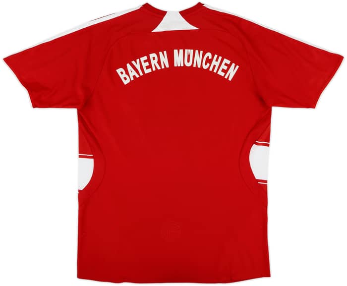 2007-08 Bayern Munich Signed Home Shirt - 8/10 - (XL.Boys)