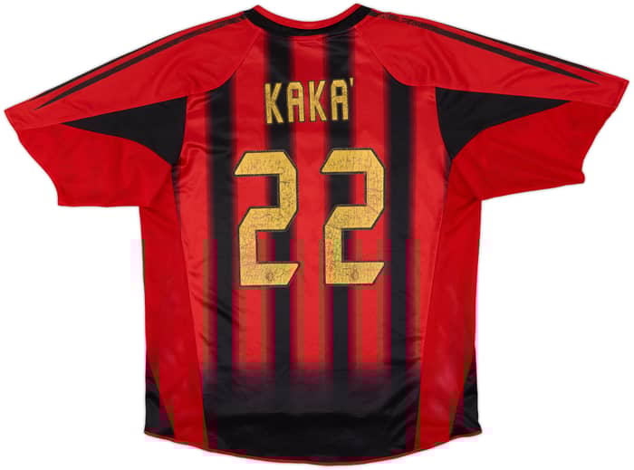 2004-05 AC Milan Home Shirt Kaka #22 - 6/10 - (XL)
