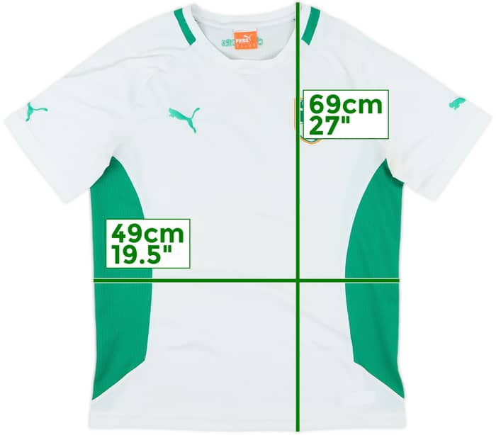 2012-13 Ivory Coast Puma Training Shirt - 6/10 - (M)