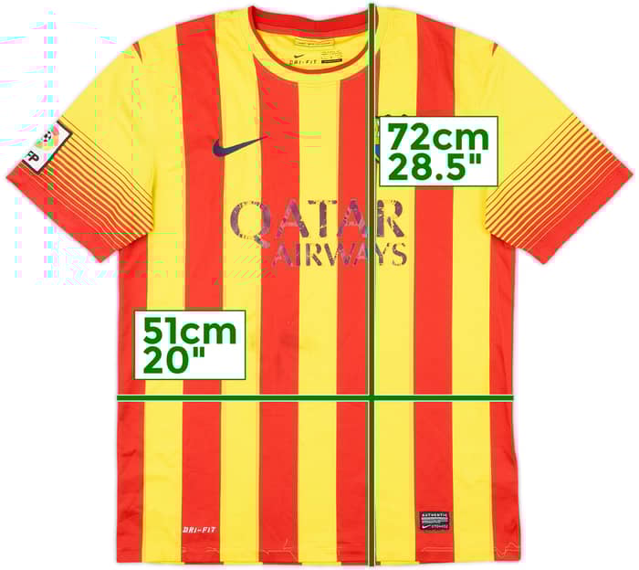 2013-15 Barcelona Away Shirt - 4/10 - (M)