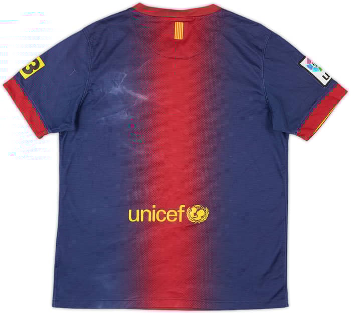 2012-13 Barcelona Home Shirt - 4/10 - (L.Boys)