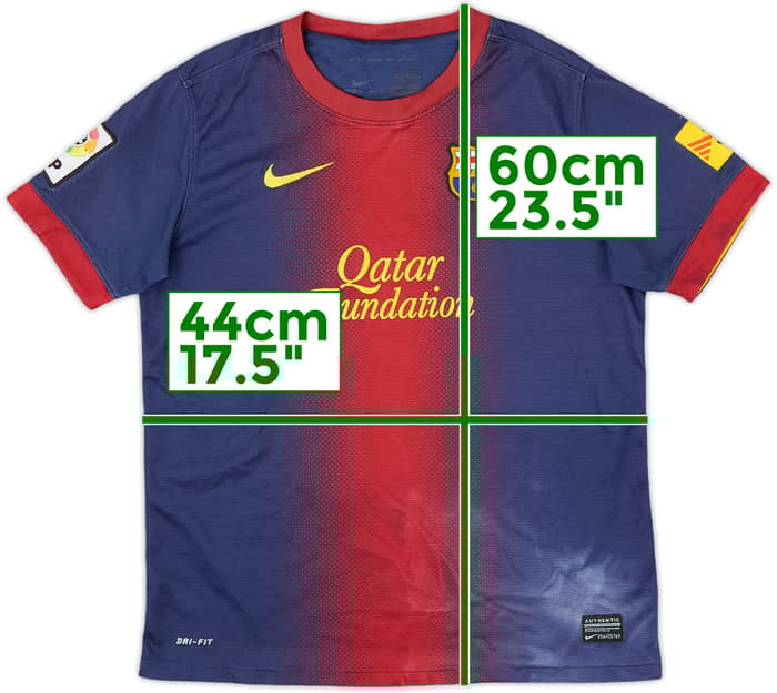 2012-13 Barcelona Home Shirt - 4/10 - (L.Boys)