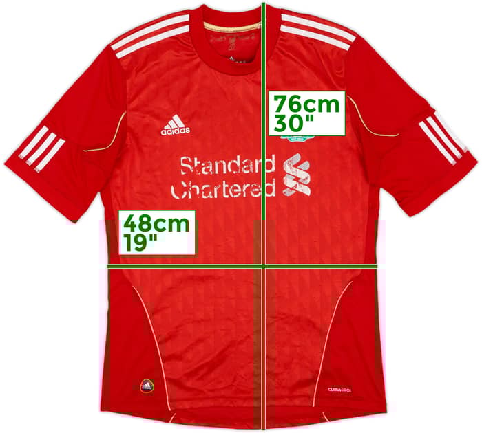 2010-12 Liverpool Home Shirt - 4/10 - (M)