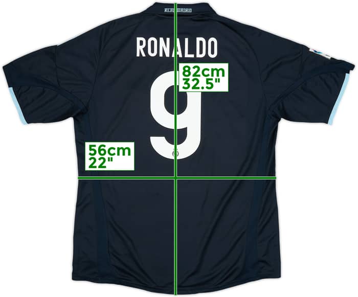 2009-10 Real Madrid Away Shirt Ronaldo #9 - 6/10 - (XL)