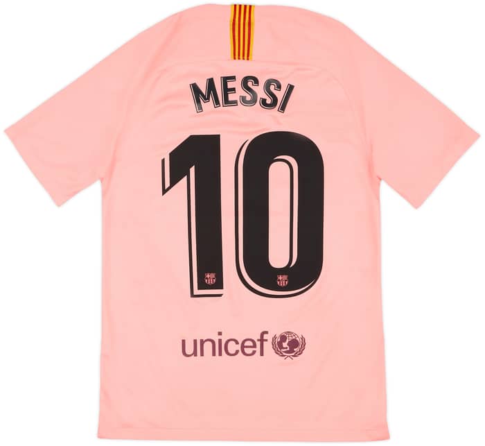2018-19 Barcelona Third Shirt Messi #10 - 8/10 - (S)