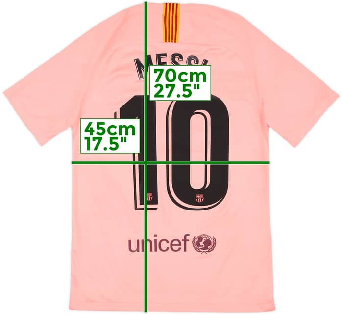 2018-19 Barcelona Third Shirt Messi #10 - 8/10 - (S)
